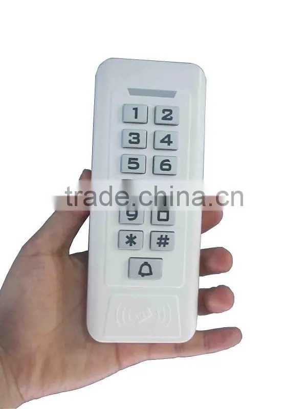 Wiegand plastic rfid keypad reader in access control system