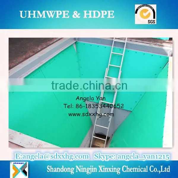 China supplier for UHMWPE coal mining liner board
