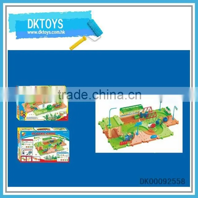 2016 funny design battery operated block train toy,b/o toy train
