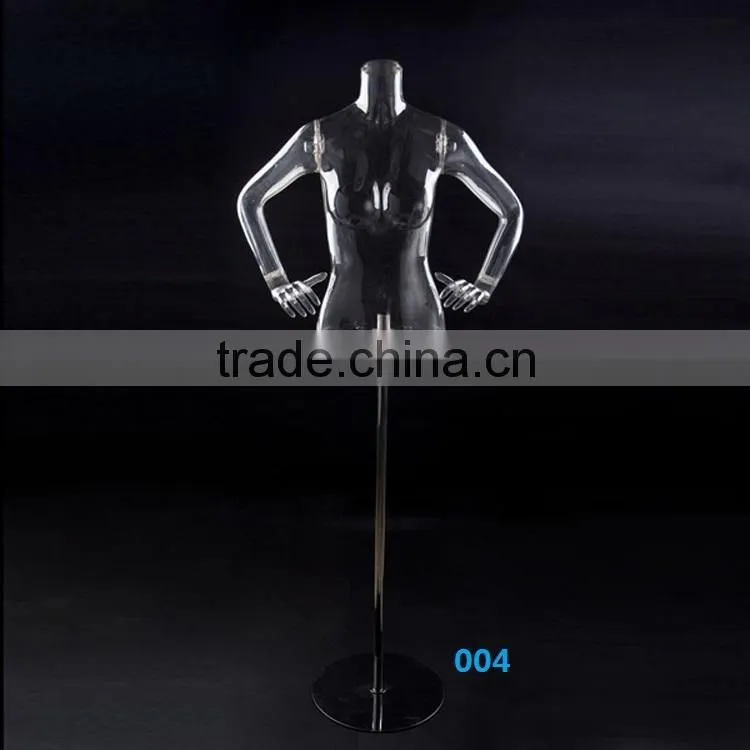 Transparent sexy women's underwear half body on sale