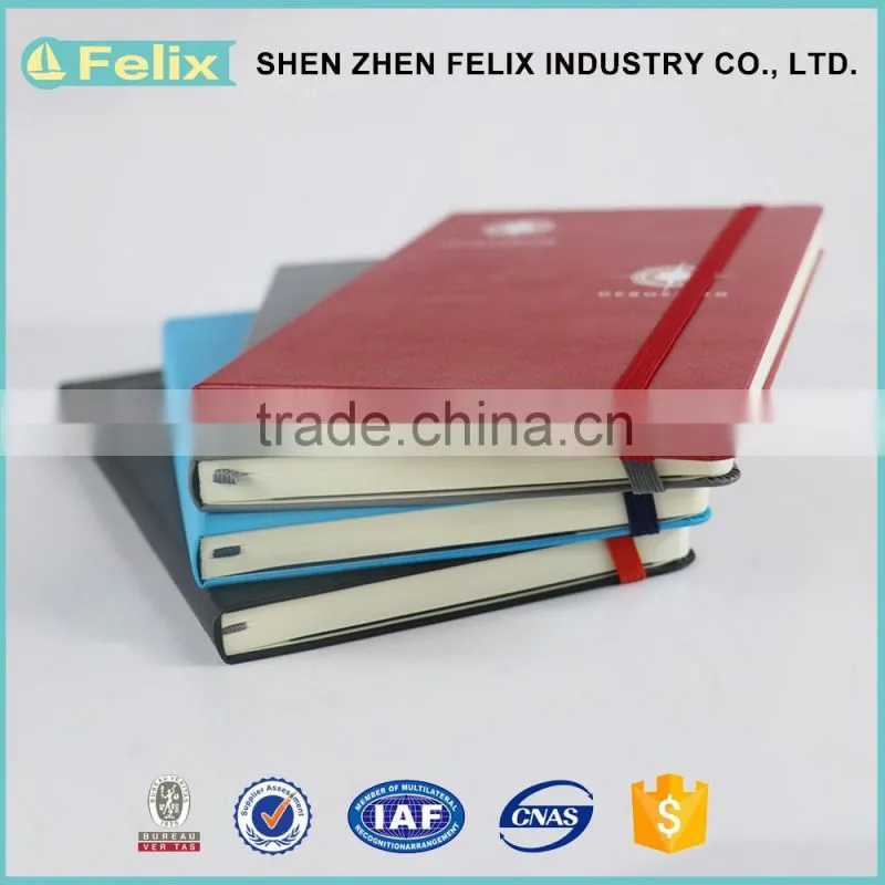 Custom office supplier hardcover diary notebook