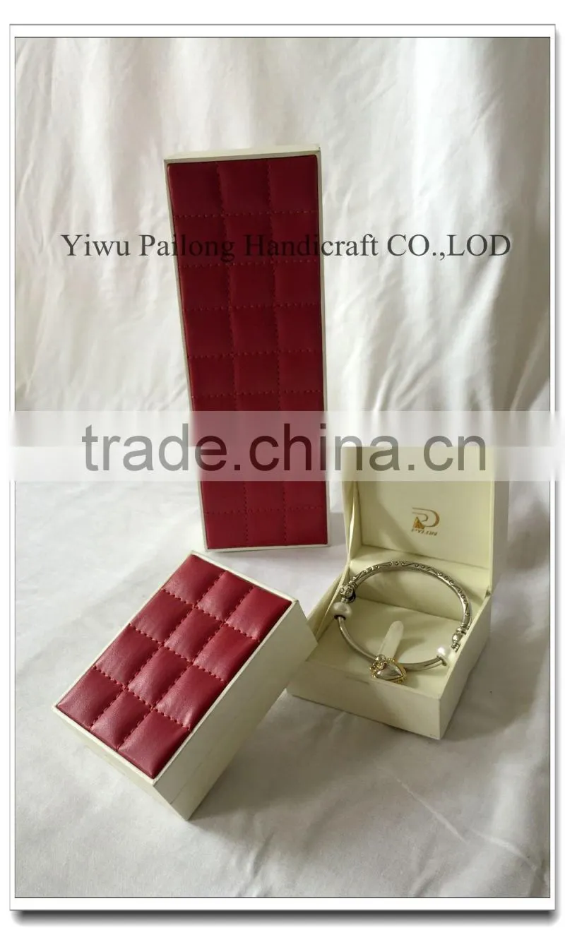 High-Grade leather design plastic jewlery Box Manufacturers