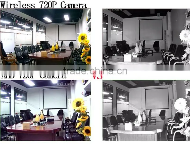 2016 China New Year Top 10 Hot selling home security camera system Wifi IP Camera 4ch wifi camera kits