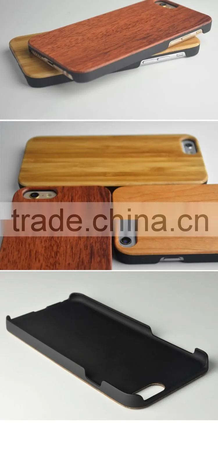 2016 Hot sale Real Wooden cell phone case for iphone6 6 plus,for iphone 7 cover case