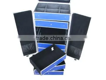 Trolley aluminium instrument case