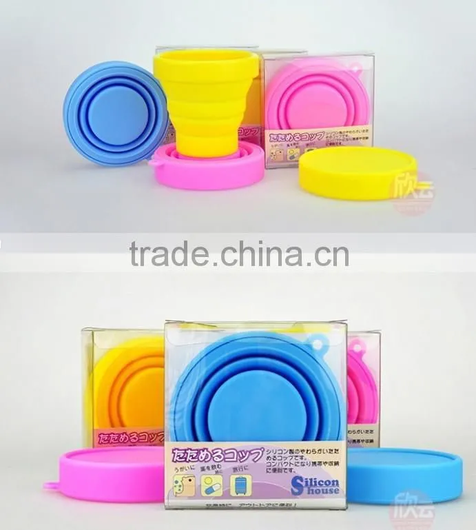 Custom Silicone Cups,Silicone Foldable Cups,Silicone Collapsible Cups