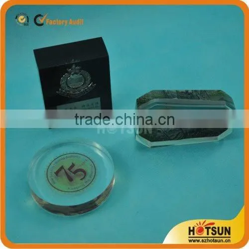 clear acrlyic paperweights crystal crafts paperweight block
