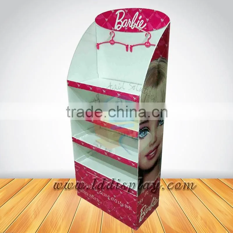 Custom cardboard fashion accessories display stand