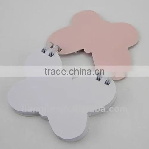 Hot Sell Mini butterfly Shaped Spiral Note Pad for Promotion