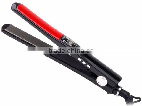 ceramic MCH heating Professional Hair Straightener Titanium LED Temp display
