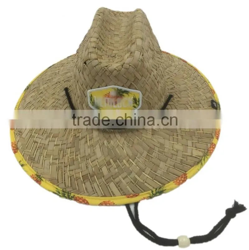 lifeguard straw hat