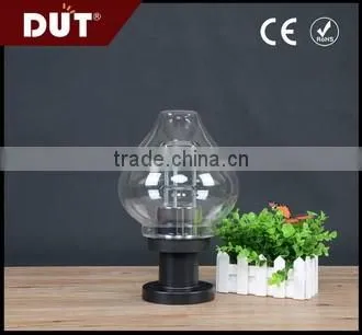 china supplier invariant color plastic outdoor acrylic fence lighting fixture