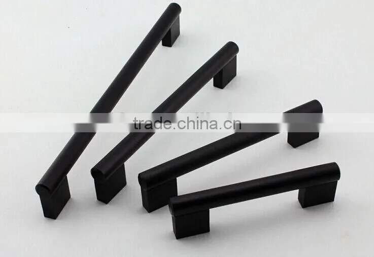 Wardrobe Kitchen black aluminium Cabinet Drawer Handles