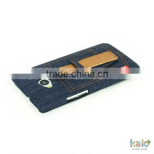 Denim Winder Cases For New HTC ONE phone accessory, mobile phone cover