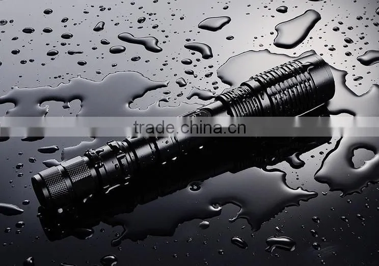 waterproof alluminum alloy high power led torch light 2000lm