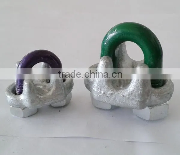 Sprayed U.S. type wire rope clip, rigging clip