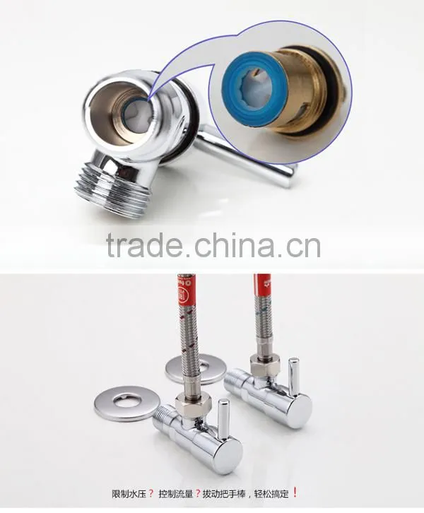 Deltar 24-05 brass triangle valve, chrome plating water angle valve core
