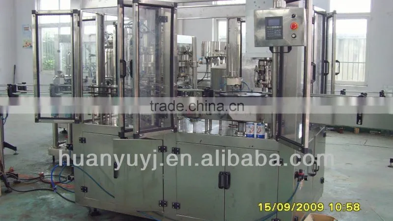 Aluminum pop-top can filling machine