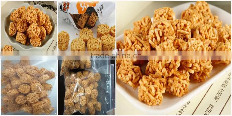 Industrial automatic fried instant noodle making machine/noodle snack forming machine