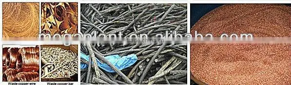 high separation rate copper wire recycling machine for sale