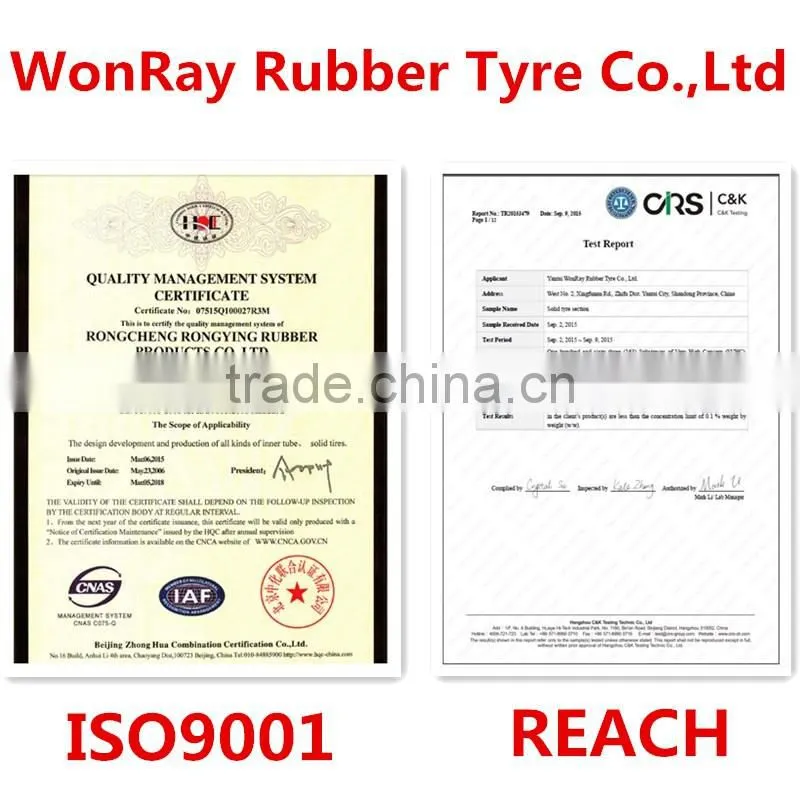 China factory supply Hot sales top quality press on tires smooth pattern tire 18x8x12 1/8 for port container trailers