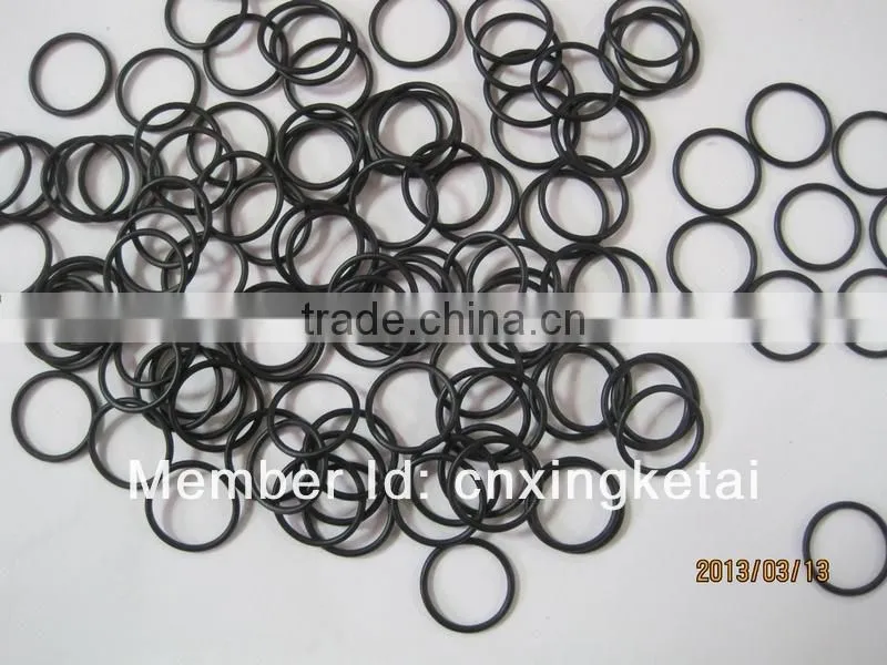 black silicone rubber O ring for sealing