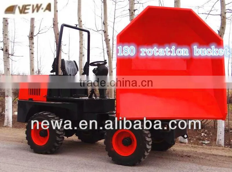 Best price CE 180 turn hydraulic dump truck