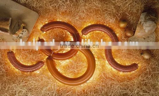 Collagen casings for sausage making factory