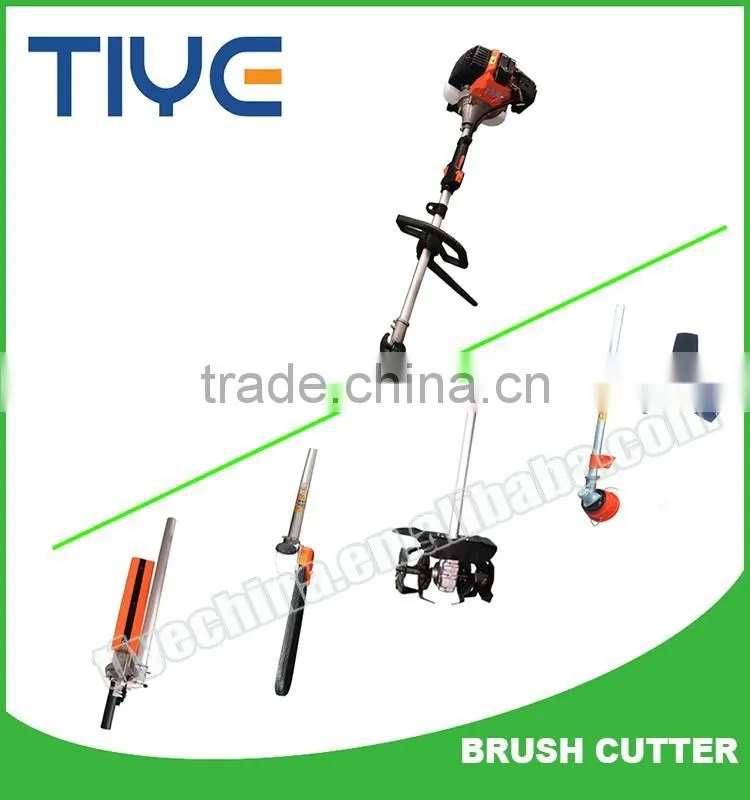 7 in 1 52cc multi-fuction 2 stroke brush cutter