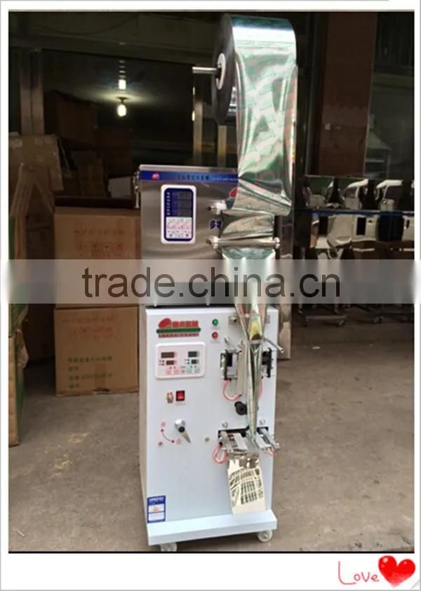 Spiral feeding packer sealing machine ,granular tea powder automatic packing machine