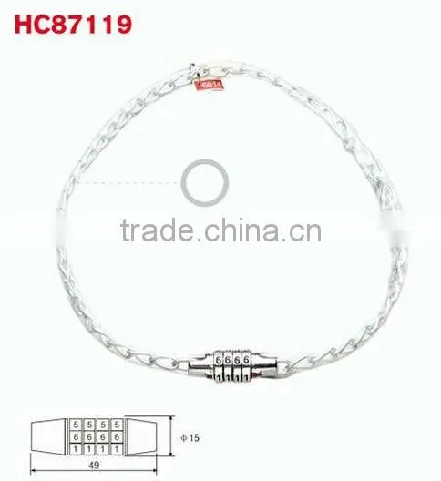 chain link lock with code