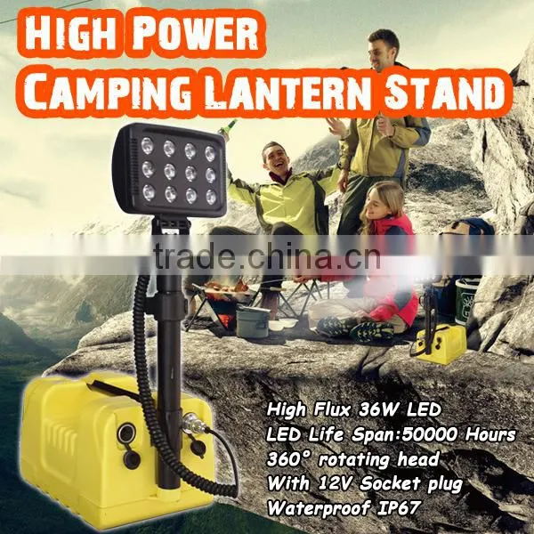 5JG-RLS9936 fire fighting equipment 36W rechargeable light Ip67 led area light