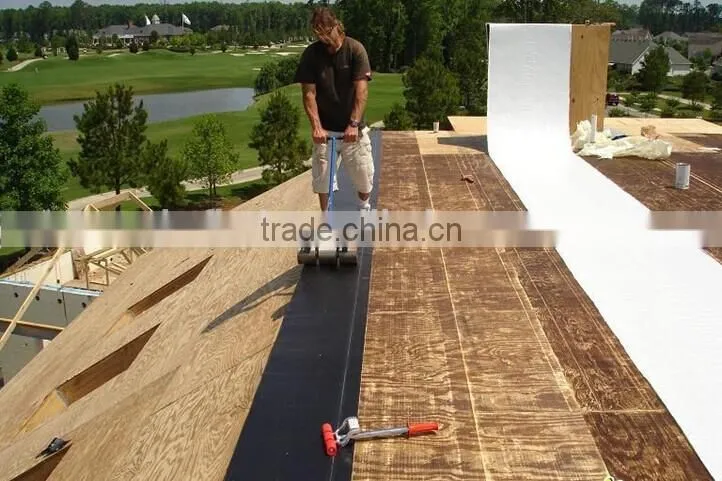 Breathing paper for lsog cabin building on applicable breathable membrane