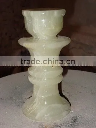 EXPORT QUALITY Modern style ONYX CANDLE HOLDERS STANDS
