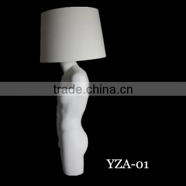 Fiberglass male Mannequin lampshade model hot selling Season