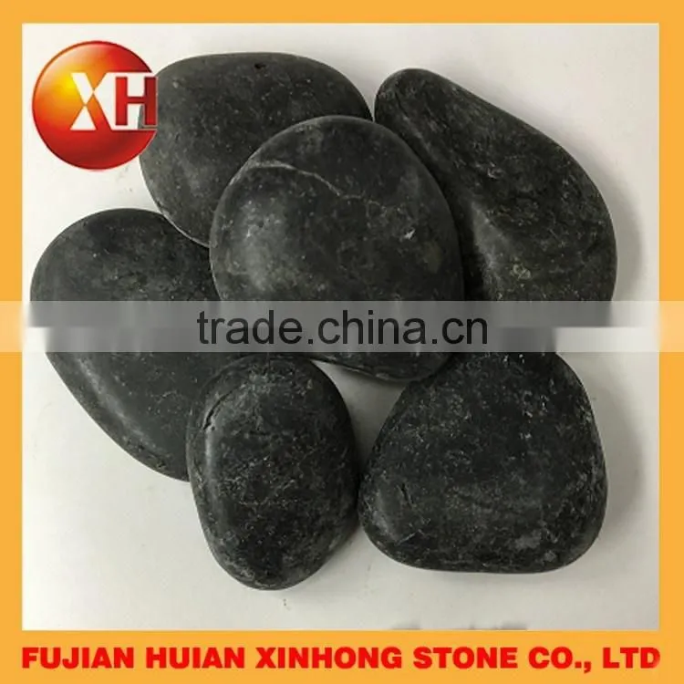beautiful smooth decorative sunset glow red pebble stone for garden