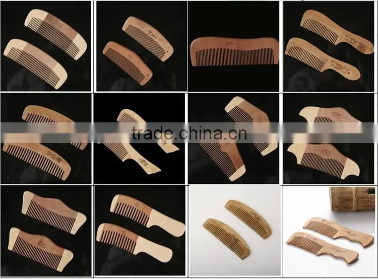 100% Nature Nanmu Wooden Combs 13.7*4.5