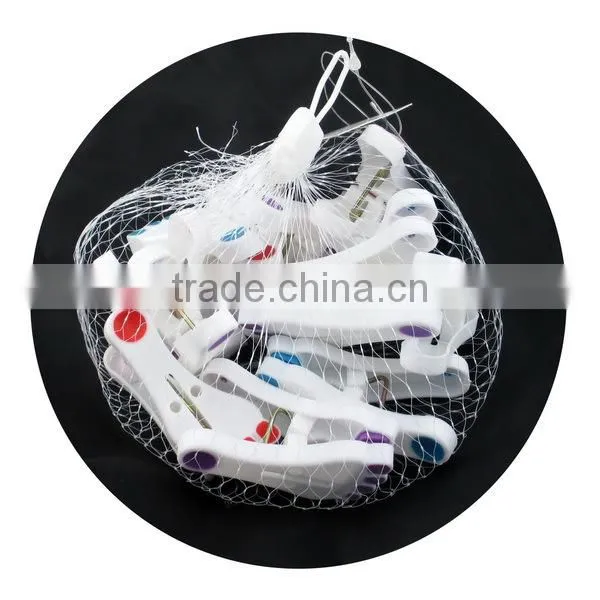 12PCS Plastic foot sharp mini clothespin