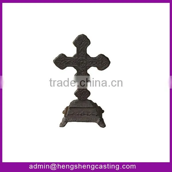 Antique decorative small metal cross