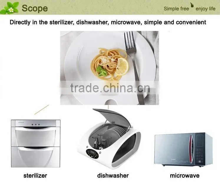Hotel and restaurant White Ceramic plate Creative New design Dinner plates