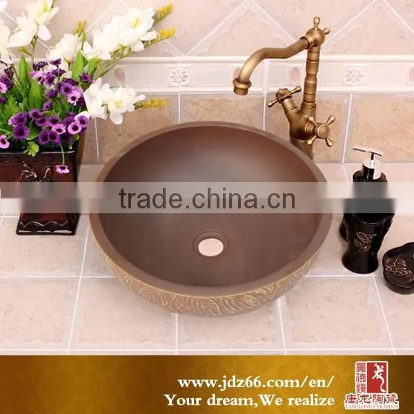 2017 Hot selling cabinet design bathroom marble washbasin