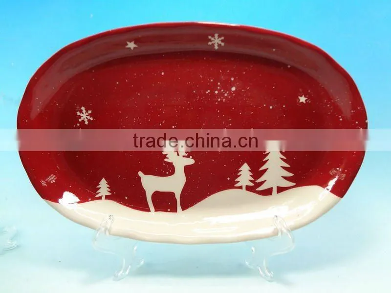CERAMIC COCK PLATE