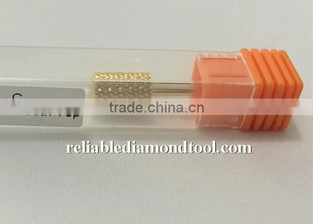 Total Length 40MM Shank Diameter Barrel Ball Golden Carbide Burr for Nail HUAXING JIANGYIN