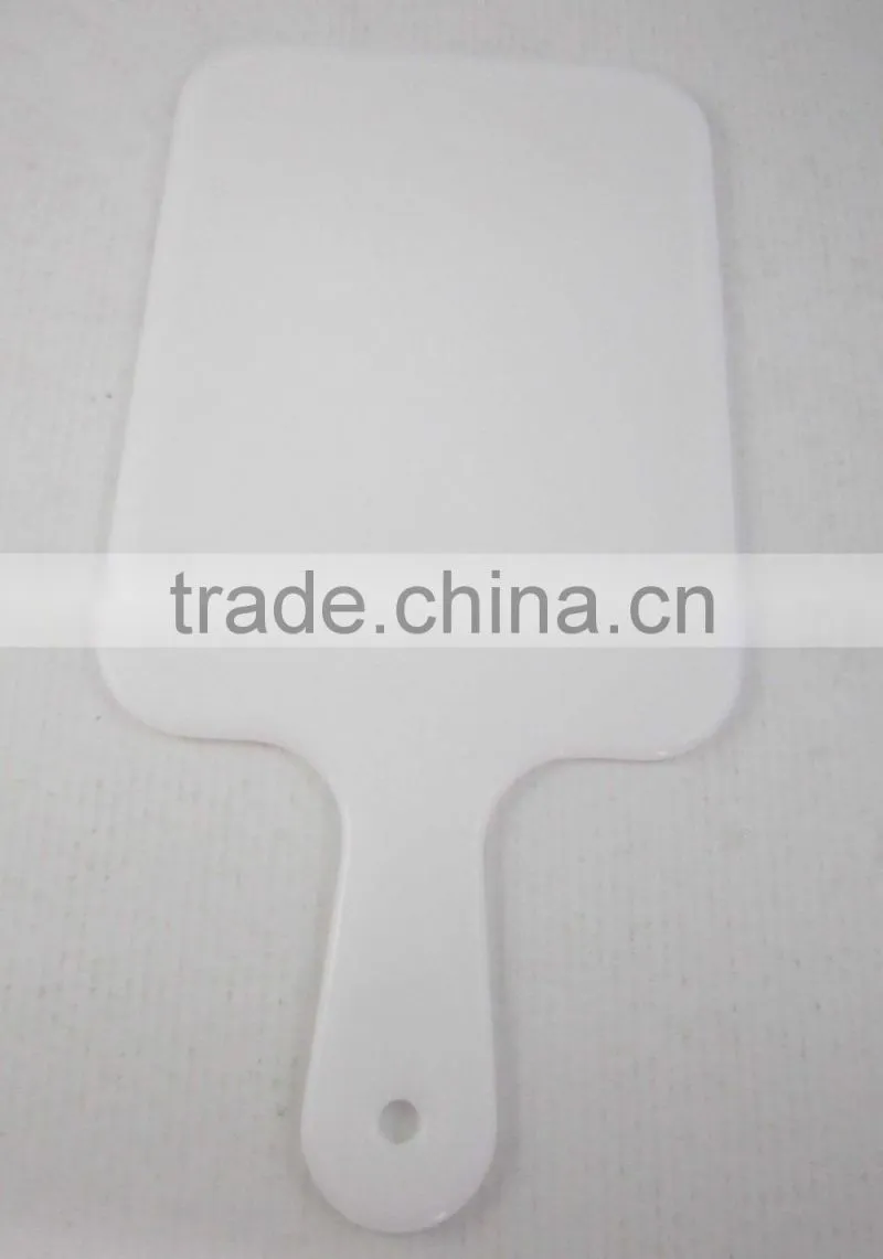 White Plastic Chopping Board/Cutting Board With Groove