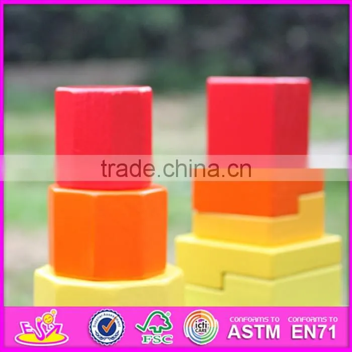 2016 new design children educational wooden shape sorter toy W13D130