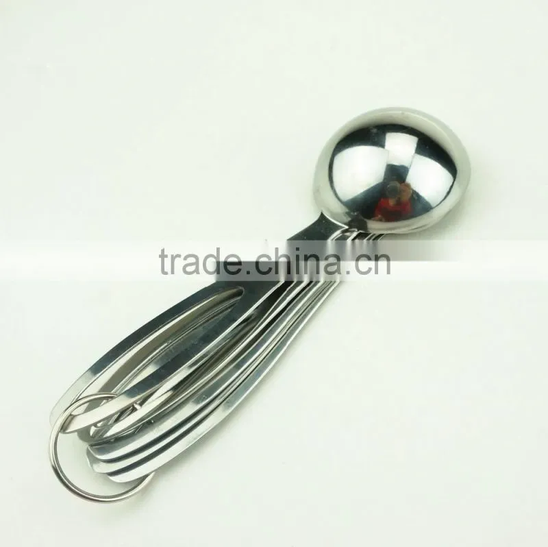 42141 5pcs Stainless Steel Nesting Measuring Cups and Spoons Set