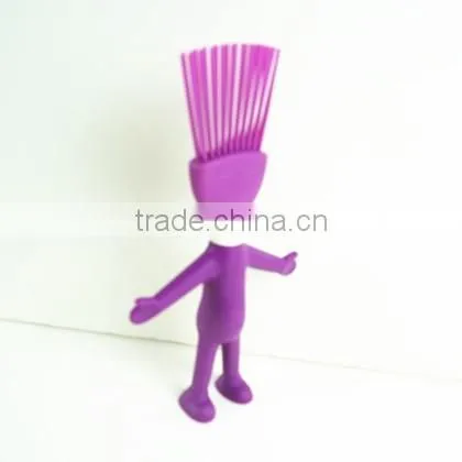32092 Figure shape Kitchen Tools Short brush Nylon And Silicone Material