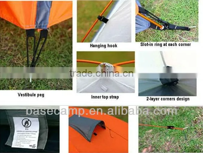 Family Tent Military Tent Outdoor with Vestibule