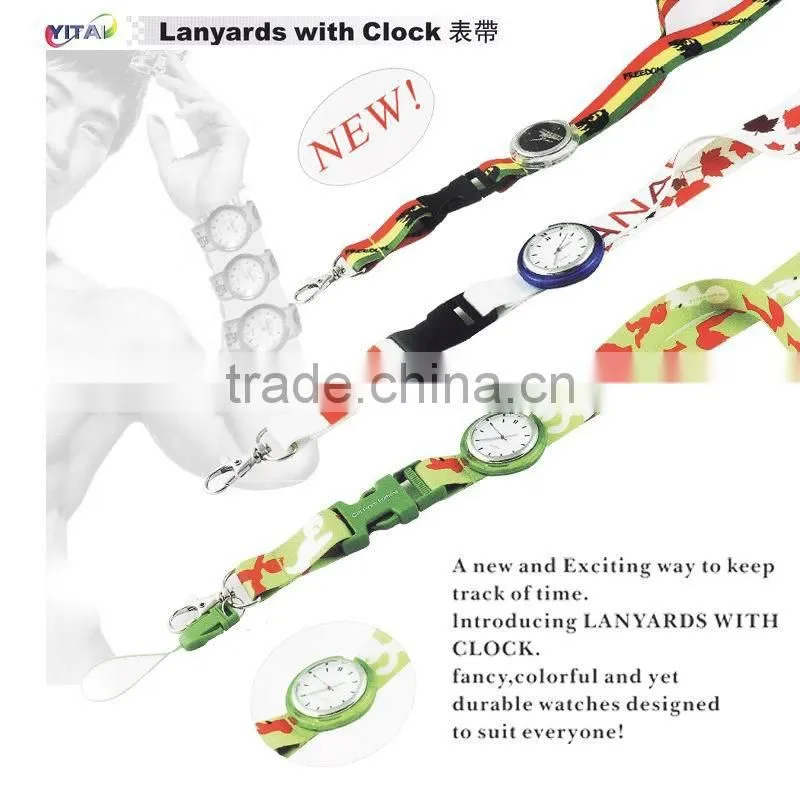 New product 2014 custom clock lanyard