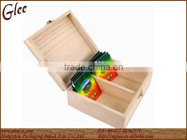Eco-Friendly Wood Tea Bags Box